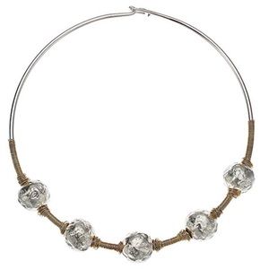 Robert Lee Morris Sculptural Bead Collar Necklace